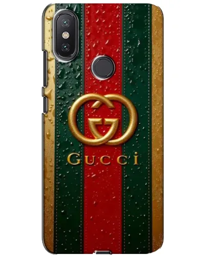 Чохол для Xiaomi Mi A2 Lite з картинкою «Gucci — фірмова смуга та золото» Чохол для Xiaomi Mi A2 Lite з картинкою «Gucci — фірмова смуга та золото»