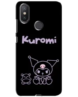 Чохол для Xiaomi Mi A2 Lite з картинкою «Kuromi — чорний мінімалізм» Чохол для Xiaomi Mi A2 Lite з картинкою «Kuromi — чорний мінімалізм»