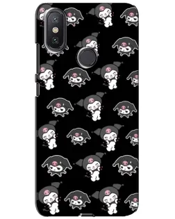 Чохол для Xiaomi Mi A2 Lite з картинкою «Чорний паттерн Kuromi» Чохол для Xiaomi Mi A2 Lite з картинкою «Чорний паттерн Kuromi»