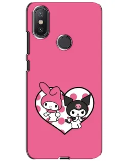 Чохол для Xiaomi Mi A2 Lite з картинкою «Kuromi та My Melody» Чохол для Xiaomi Mi A2 Lite з картинкою «Kuromi та My Melody»