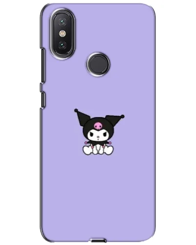 Чехол для Xiaomi Mi A2 Lite с картинкой «Kuromi — фиолетовый минимализм» Чехол для Xiaomi Mi A2 Lite с картинкой «Kuromi — фиолетовый минимализм»