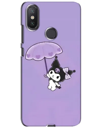 Чехол для Xiaomi Mi A2 Lite с картинкой «Kuromi с зонтиком» Чехол для Xiaomi Mi A2 Lite с картинкой «Kuromi с зонтиком»