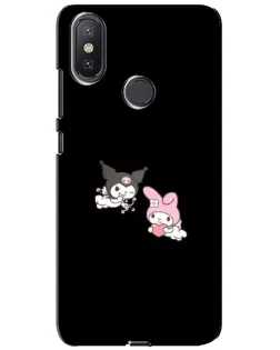 Чохол для Xiaomi Mi A2 Lite з картинкою «My Melody та Kuromi» Чохол для Xiaomi Mi A2 Lite з картинкою «My Melody та Kuromi»
