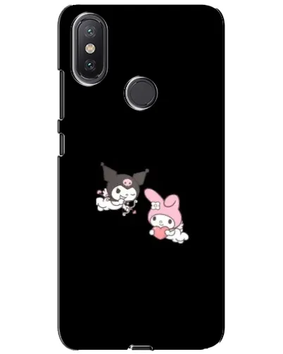 Чехол для Xiaomi Mi A2 Lite с картинкой «My Melody и Kuromi» Чехол для Xiaomi Mi A2 Lite с картинкой «My Melody и Kuromi»