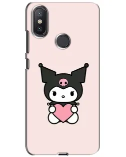 Чохол для Xiaomi Mi A2 Lite з картинкою «Kuromi та серце» Чохол для Xiaomi Mi A2 Lite з картинкою «Kuromi та серце»