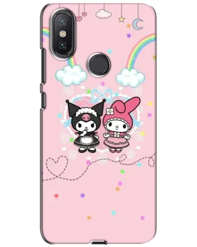 Чехол для Xiaomi Mi A2 Lite с картинкой «My Melody и Kuromi» Чехол для Xiaomi Mi A2 Lite с картинкой «My Melody и Kuromi»