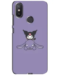Чохол для Xiaomi Mi A2 Lite з картинкою «Kuromi на ліловому фоні» Чохол для Xiaomi Mi A2 Lite з картинкою «Kuromi на ліловому фоні»