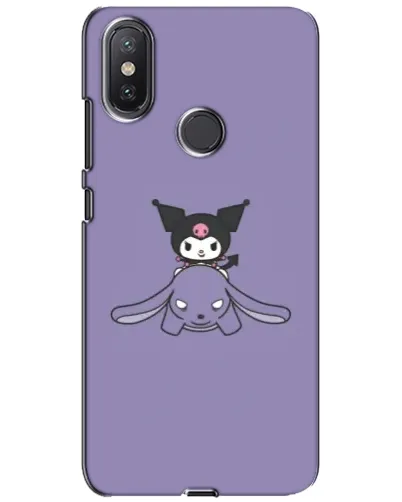Чехол для Xiaomi Mi A2 Lite с картинкой «Kuromi на лиловом фоне» Чехол для Xiaomi Mi A2 Lite с картинкой «Kuromi на лиловом фоне»