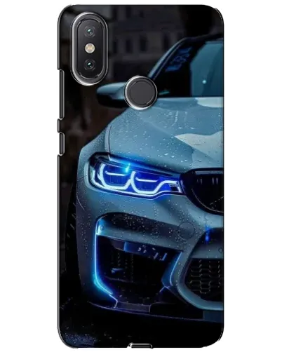Чохол для Xiaomi Mi A2 Lite з картинкою «Погляд BMW з синіми фарами» Чохол для Xiaomi Mi A2 Lite з картинкою «Погляд BMW з синіми фарами»