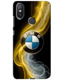 Чохол для Xiaomi Mi A2 Lite з картинкою «Золотистий дим BMW»