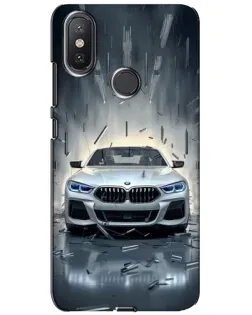 Чохол для Xiaomi Mi A2 Lite з картинкою «BMW у світлі фар»