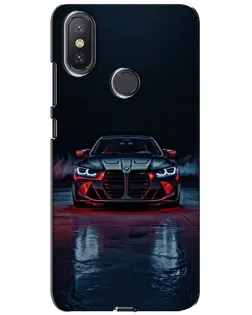Чохол для Xiaomi Mi A2 Lite з картинкою «BMW на мокрій дорозі»