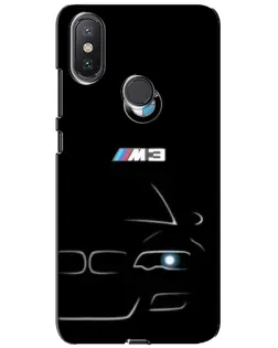 Чохол для Xiaomi Mi A2 Lite з картинкою «Мінімалістичний принт BMW M3»