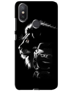 Чохол для Xiaomi Mi A2 Lite з картинкою «BMW та лев»