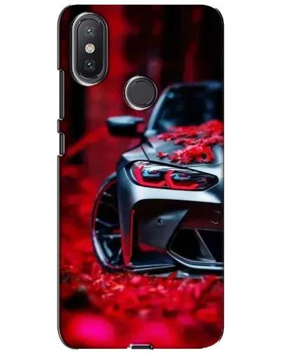 Чохол для Xiaomi Mi A2 Lite з картинкою «Спортивна BMW та квіти» Чохол для Xiaomi Mi A2 Lite з картинкою «Спортивна BMW та квіти»