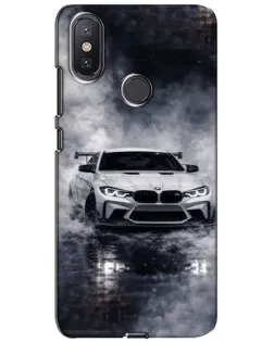 Чохол для Xiaomi Mi A2 Lite з картинкою «BMW крізь туман»