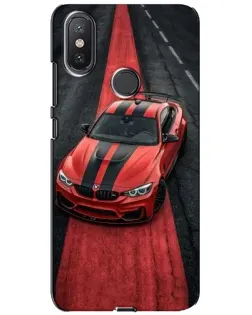 Чохол для Xiaomi Mi A2 Lite з картинкою «BMW на червоній доріжці»