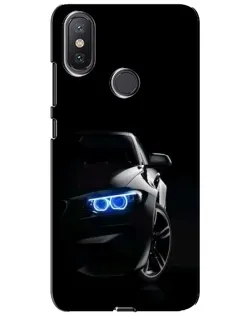Чехол для Xiaomi Mi A2 Lite с картинкой «BMW — ночной взгляд»
