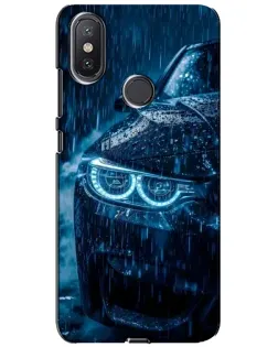 Чехол для Xiaomi Mi A2 Lite с картинкой «BMW под дождем»