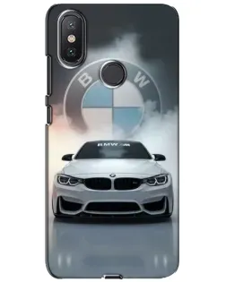 Чехол для Xiaomi Mi A2 Lite с картинкой «BMW в белом дыму»