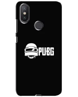 Чохол для Xiaomi Mi A2 Lite з картинкою «PUBG — класичний лого»