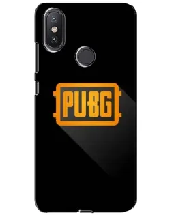 Чохол для Xiaomi Mi A2 Lite з картинкою «PUBG — рамка лого»
