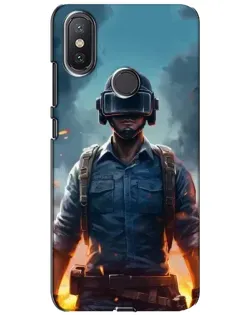 Чохол для Xiaomi Mi A2 Lite з картинкою «PUBG — реалістичний герой»