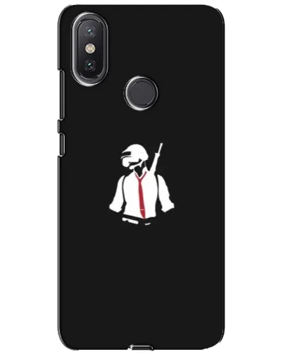 Чохол для Xiaomi Mi A2 Lite з картинкою «PUBG — силует воїна» Чохол для Xiaomi Mi A2 Lite з картинкою «PUBG — силует воїна»