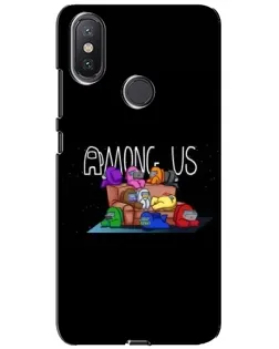 Чохол для Xiaomi Mi A2 Lite з картинкою «Логотип Among Us» Чохол для Xiaomi Mi A2 Lite з картинкою «Логотип Among Us»