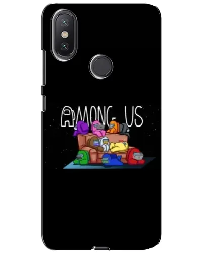 Чохол для Xiaomi Mi A2 Lite з картинкою «Логотип Among Us»