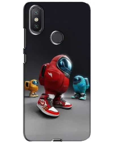 Чохол для Xiaomi Mi A2 Lite з картинкою «Among Us — 3D стиль»
