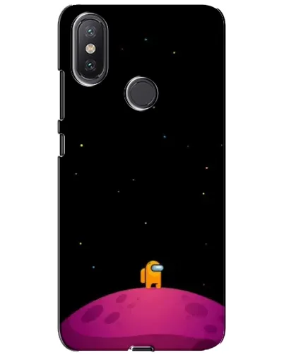 Чохол для Xiaomi Mi A2 Lite з картинкою «Самотній герой на планеті»