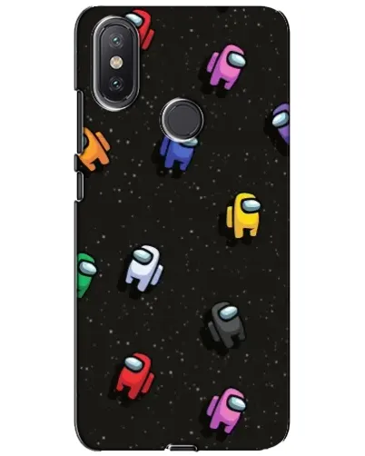 Чохол для Xiaomi Mi A2 Lite з картинкою «Космічний патерн Among Us»