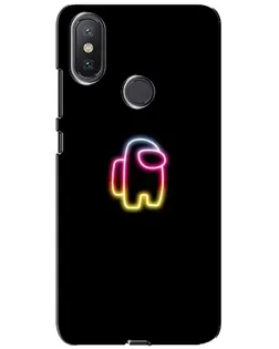 Чохол для Xiaomi Mi A2 Lite з картинкою «Among Us градієнт»