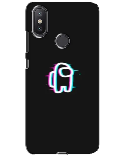 Чохол для Xiaomi Mi A2 Lite з картинкою «Among Us неон»