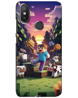 Чохол для Xiaomi Mi A2 Lite з картинкою «Стів на фермі» Чохол для Xiaomi Mi A2 Lite з картинкою «Стів на фермі»