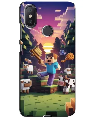 Чохол для Xiaomi Mi A2 Lite з картинкою «Стів на фермі»