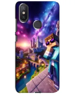 Чохол для Xiaomi Mi A2 Lite з картинкою «Стів та космос» Чохол для Xiaomi Mi A2 Lite з картинкою «Стів та космос»