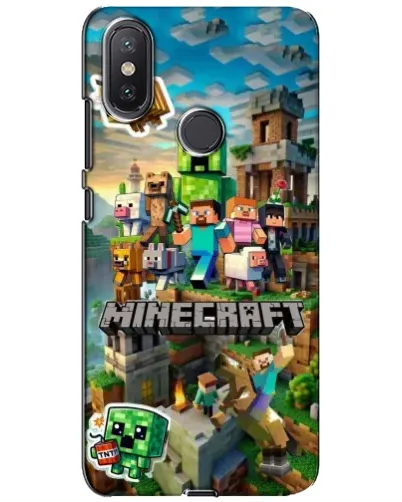 Чохол для Xiaomi Mi A2 Lite з картинкою «Замок Minecraft»