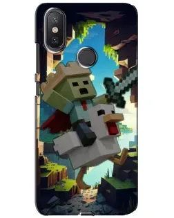Чохол для Xiaomi Mi A2 Lite з картинкою «Стів та гусь» Чохол для Xiaomi Mi A2 Lite з картинкою «Стів та гусь»