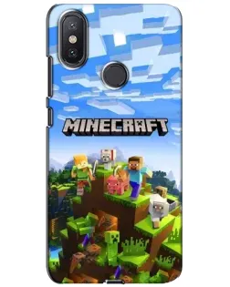 Чохол для Xiaomi Mi A2 Lite з картинкою «Minecraft класичний світ»