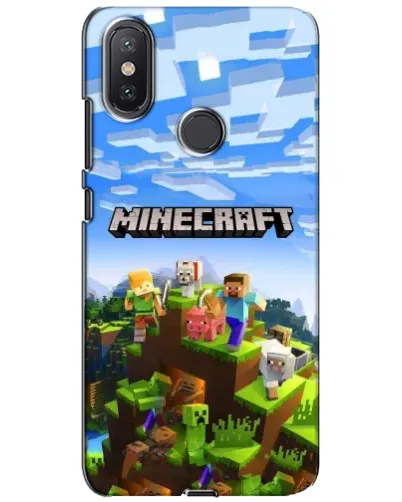Чохол для Xiaomi Mi A2 Lite з картинкою «Minecraft класичний світ»