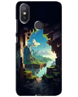 Чохол для Xiaomi Mi A2 Lite з картинкою «Вид з печери»