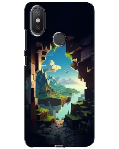 Чохол для Xiaomi Mi A2 Lite з картинкою «Вид з печери»
