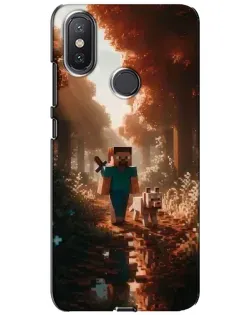 Чохол для Xiaomi Mi A2 Lite з картинкою «Стів у лісі»