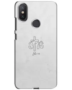 Чохол для Xiaomi Mi A2 Lite з картинкою «Івана 3:16 Хрест» Чохол для Xiaomi Mi A2 Lite з картинкою «Івана 3:16 Хрест»