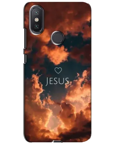 Чохол для Xiaomi Mi A2 Lite з картинкою «Сяйво Імені Jesus»