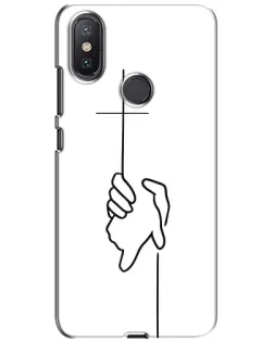 Чохол для Xiaomi Mi A2 Lite з картинкою «Рука тримає» Чохол для Xiaomi Mi A2 Lite з картинкою «Рука тримає»