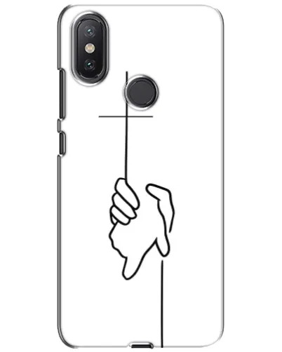 Чохол для Xiaomi Mi A2 Lite з картинкою «Рука тримає»