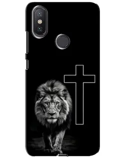 Чохол для Xiaomi Mi A2 Lite з картинкою «Лев та Хрест» Чохол для Xiaomi Mi A2 Lite з картинкою «Лев та Хрест»